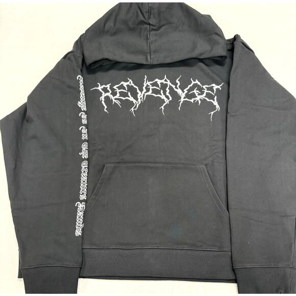 Revenge X XXX Tentacion Lightning Anarchy Logo Hoodie Size...